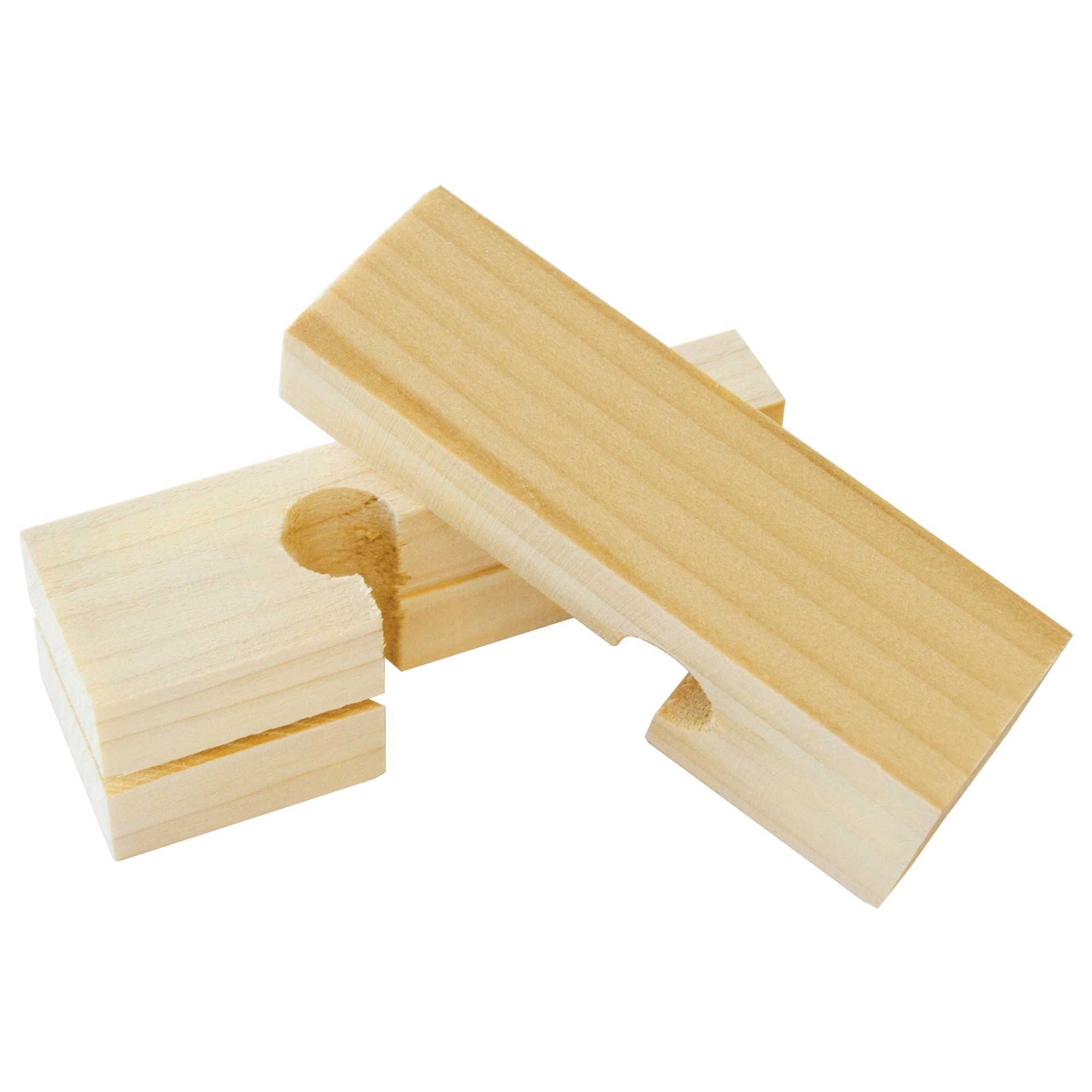 Kraft 4" Wood Line Blocks (5 Pairs)