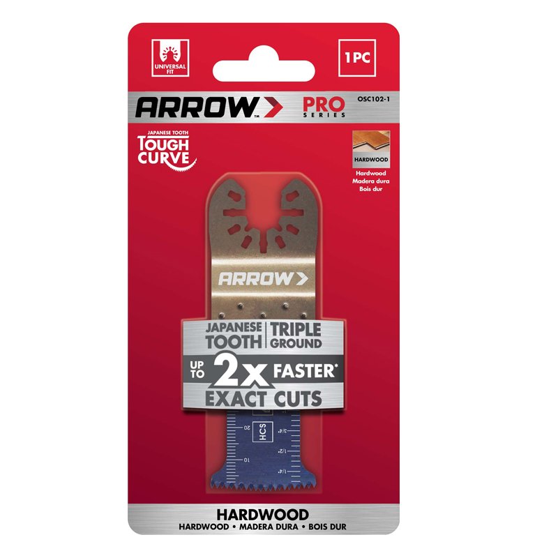 Arrow 1 1/4" (32mm) Fast Cut Curve Wood Oscillating Blade x 1