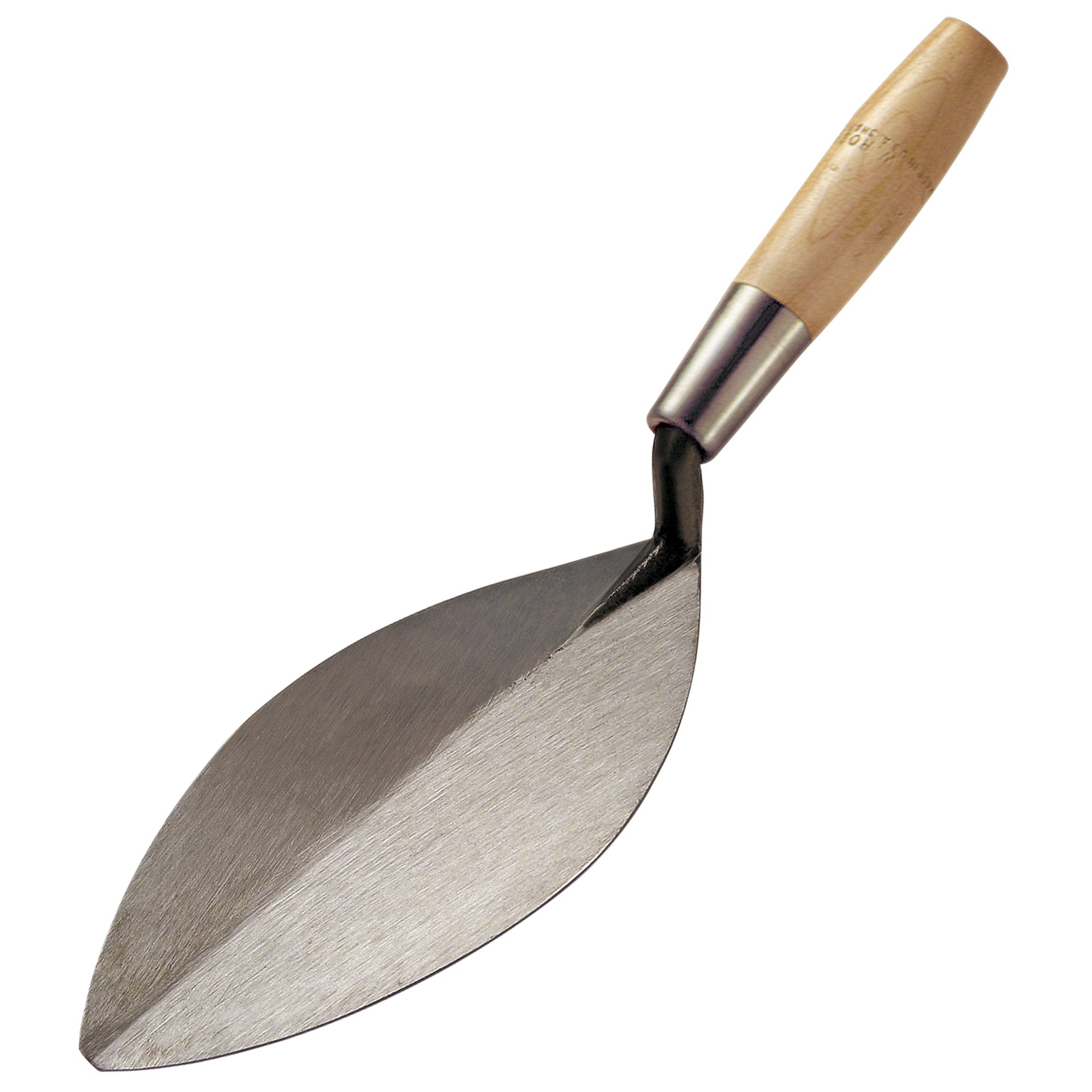W.Rose 9"x4-3/4" Pumpkin Seed Trowel Wood Handle W.Rose 9"x4-3/4" Pumpkin Seed Trowel Wood Handle