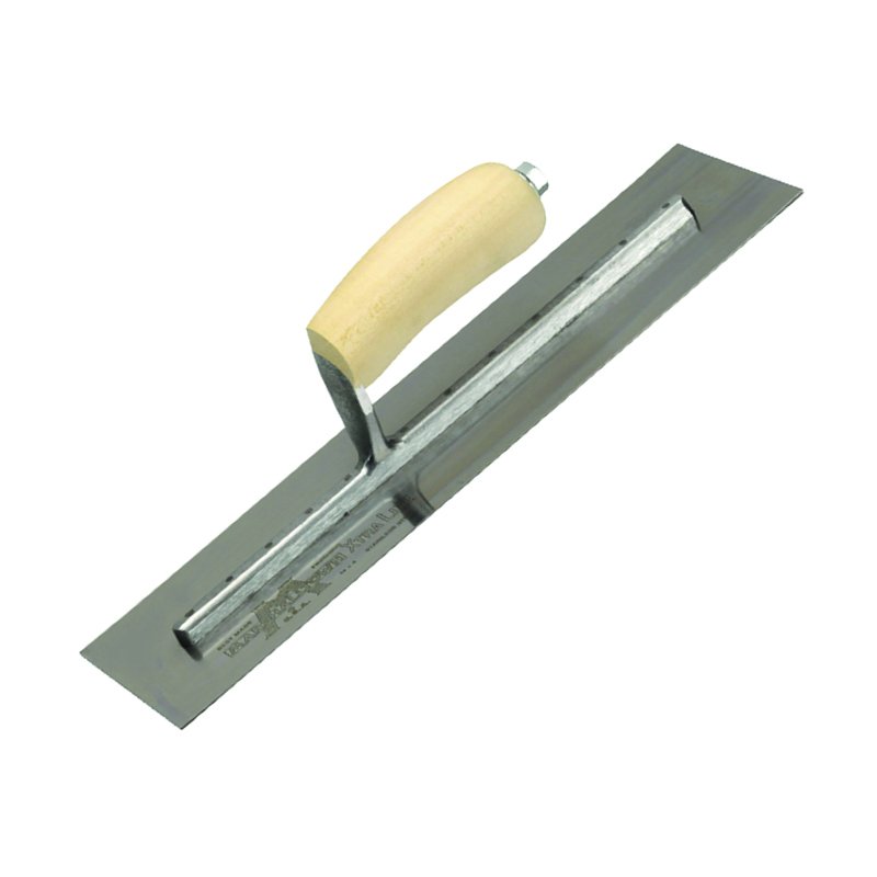 Marshalltown 14"x4 3/4" Stainless Steel Finishing Trowel Wood Handle