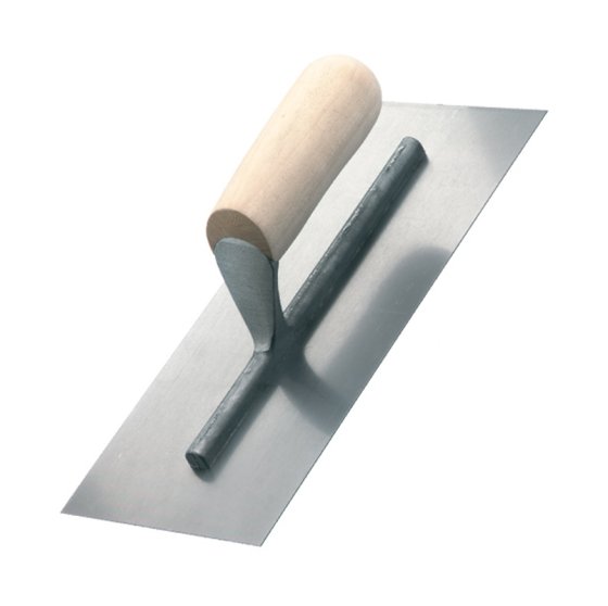 RST 11"x4.1/2" Stainless Steel Finishing Trowel Wood Handle Rollins