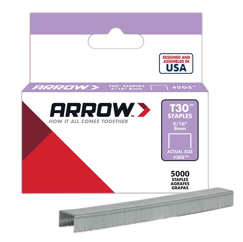 Arrow T30 Staples Bulk Pack 8mm 5/16" (5,040)