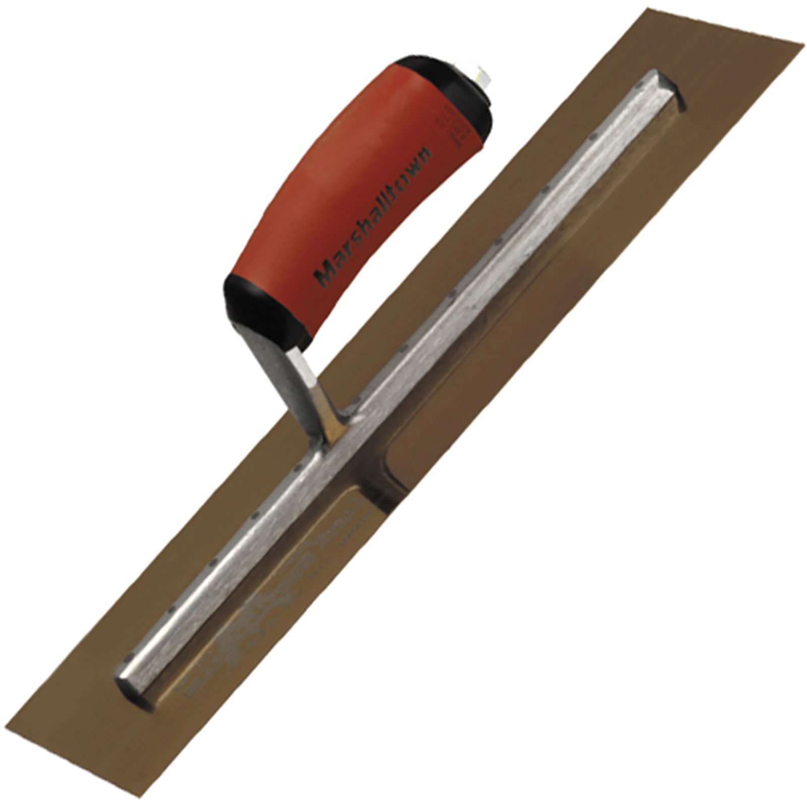 Marshalltown 14"x5" Gold Stainless Steel Finishing Trowel DuraSoft Handle 