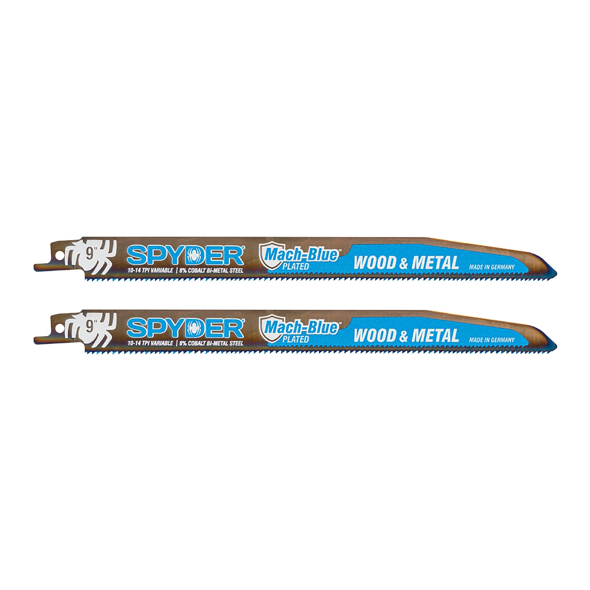 Spyder 9" 10/14TPI Bi-Metal Recip Blade (2 Pack) Spyder 9" 10/14TPI Bi-Metal Recip Blade (2 Pack)