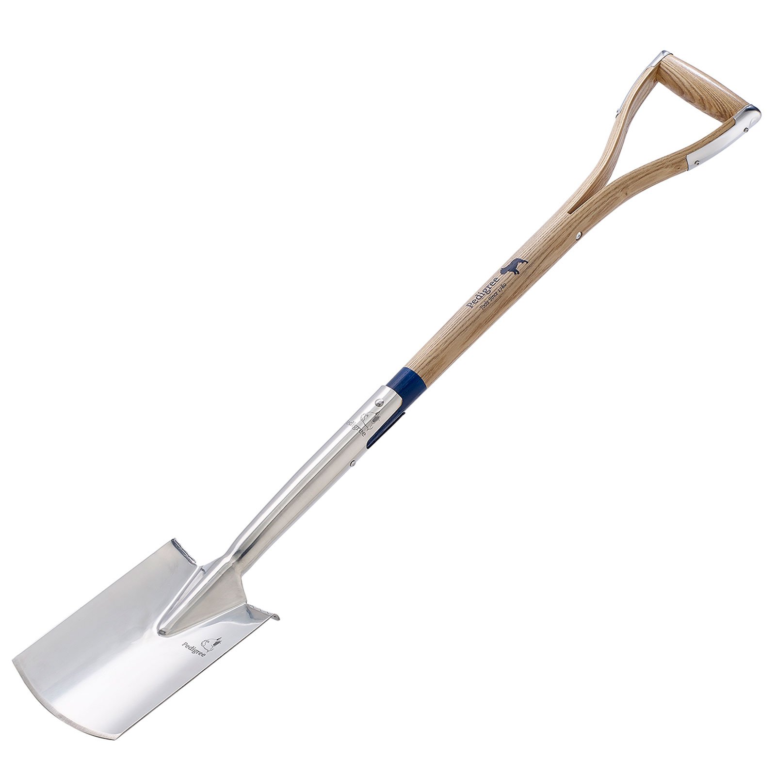 Pedigree S/S Treaded Border Spade 28" Wood