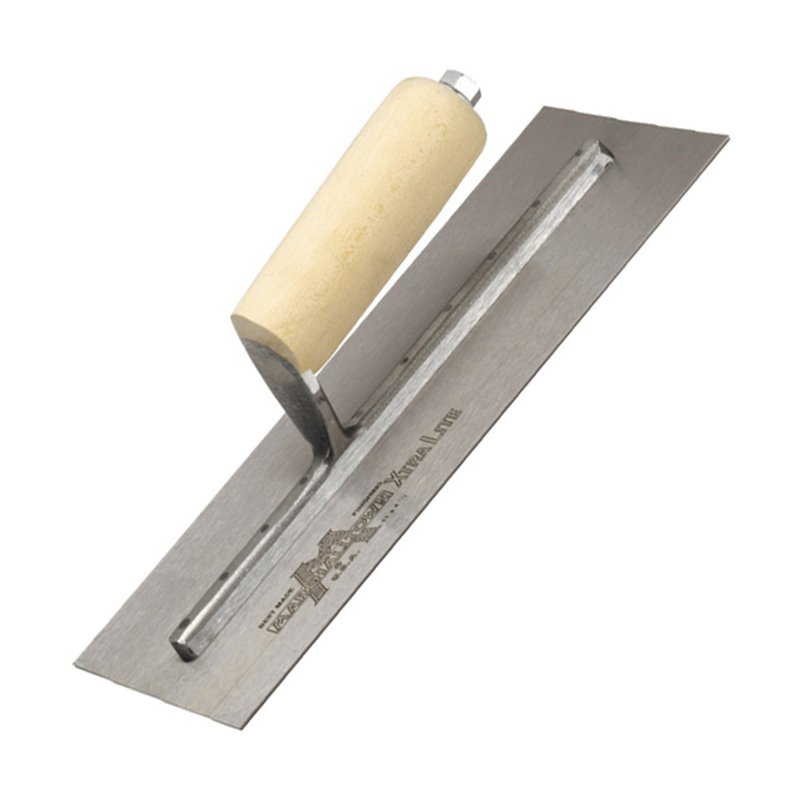 Marshalltown 11 1/2"x4 3/4" Finishing Trowel Straight Wood Handle  Marshalltown 11 1/2"x4 3/4" Finishing Trowel Straight Wood Handle