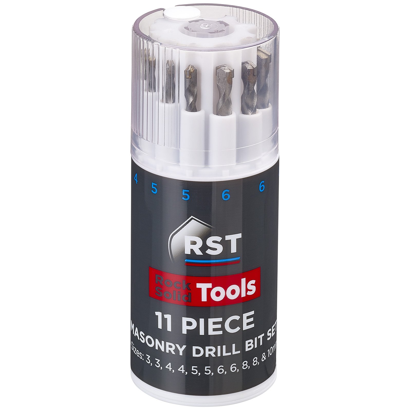 RST 11 Piece Masonry Drill Bit Set