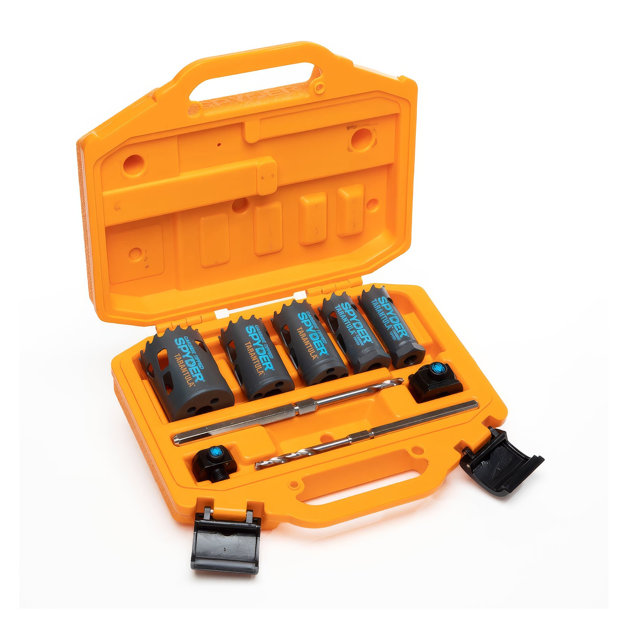 Spyder 9-Piece Carbide Tipped Hole Saw Kit RCE Tarantula Spyder 9-Piece Carbide Tipped Hole Saw Kit RCE Tarantula