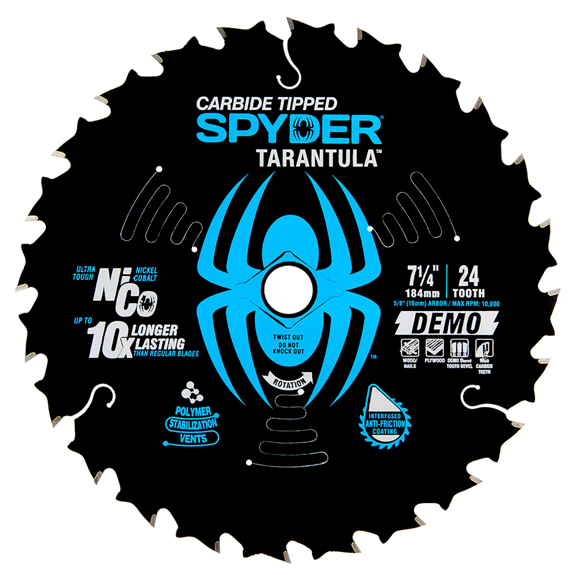 Spyder Circular Saw Blade, 190mm, 24T - Demo (30A) Spyder Circular Saw Blade, 190mm, 24T - Demo (30A)
