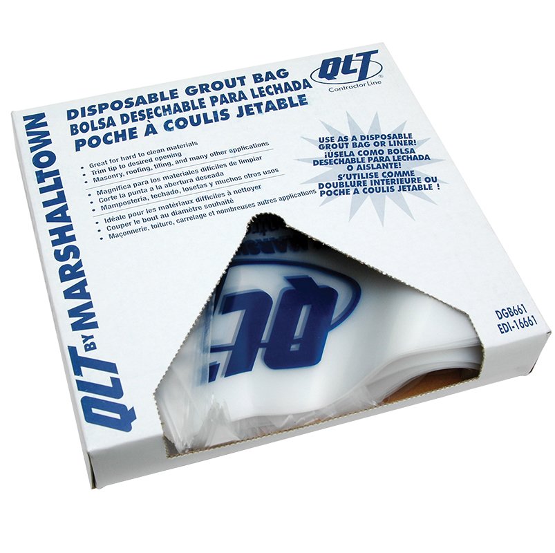 Marshalltown QLT Disposable Grout Bags (50 Pack)