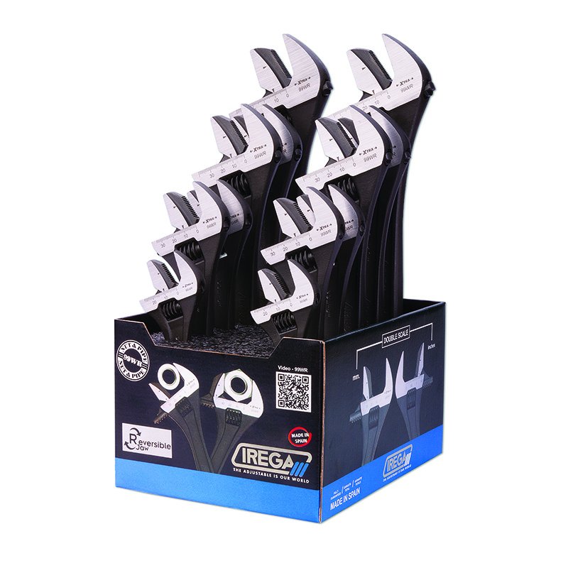 Irega Reversible Jaw Wrench Merchandiser Irega Reversible Jaw Wrench Merchandiser