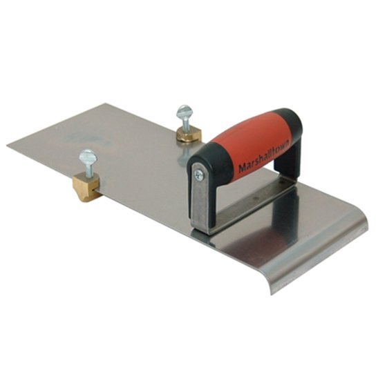 Marshalltown 14"x5" Stainless Steel Edger w/ Adjustable Groover 1/2