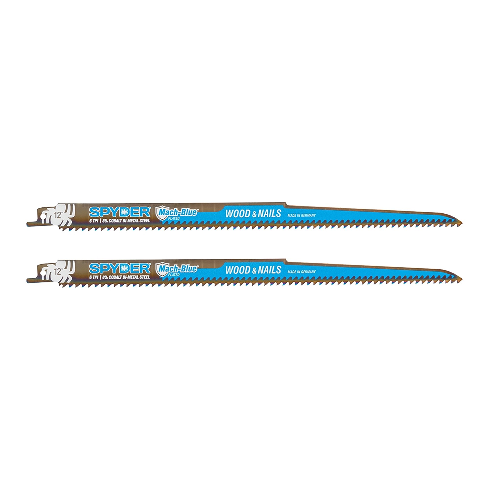 Spyder 12" 6TPI Bi-Metal Recip Blade (2 Pack) Spyder 12" 6TPI Bi-Metal Recip Blade (2 Pack)