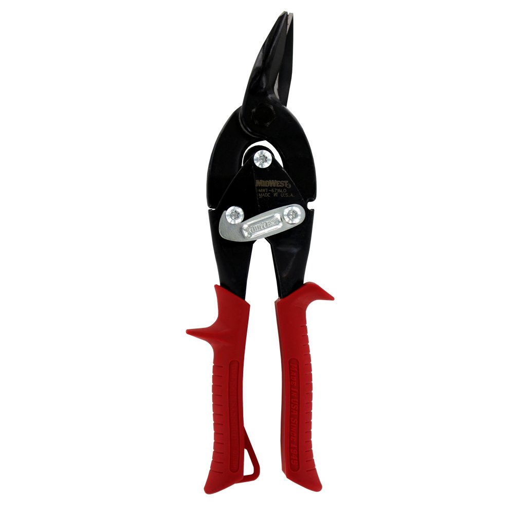 Midwest Regular Left Cut Aviation Snip Black Oxide Midwest Regular Left Cut Aviation Snip Black Oxide