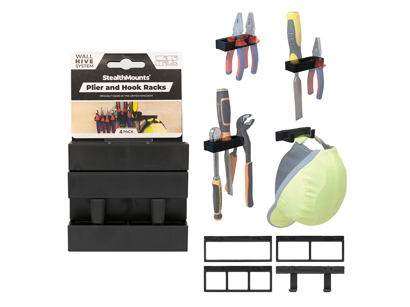 S.Mounts Wall Hive System Pliers + Hook Set x 4