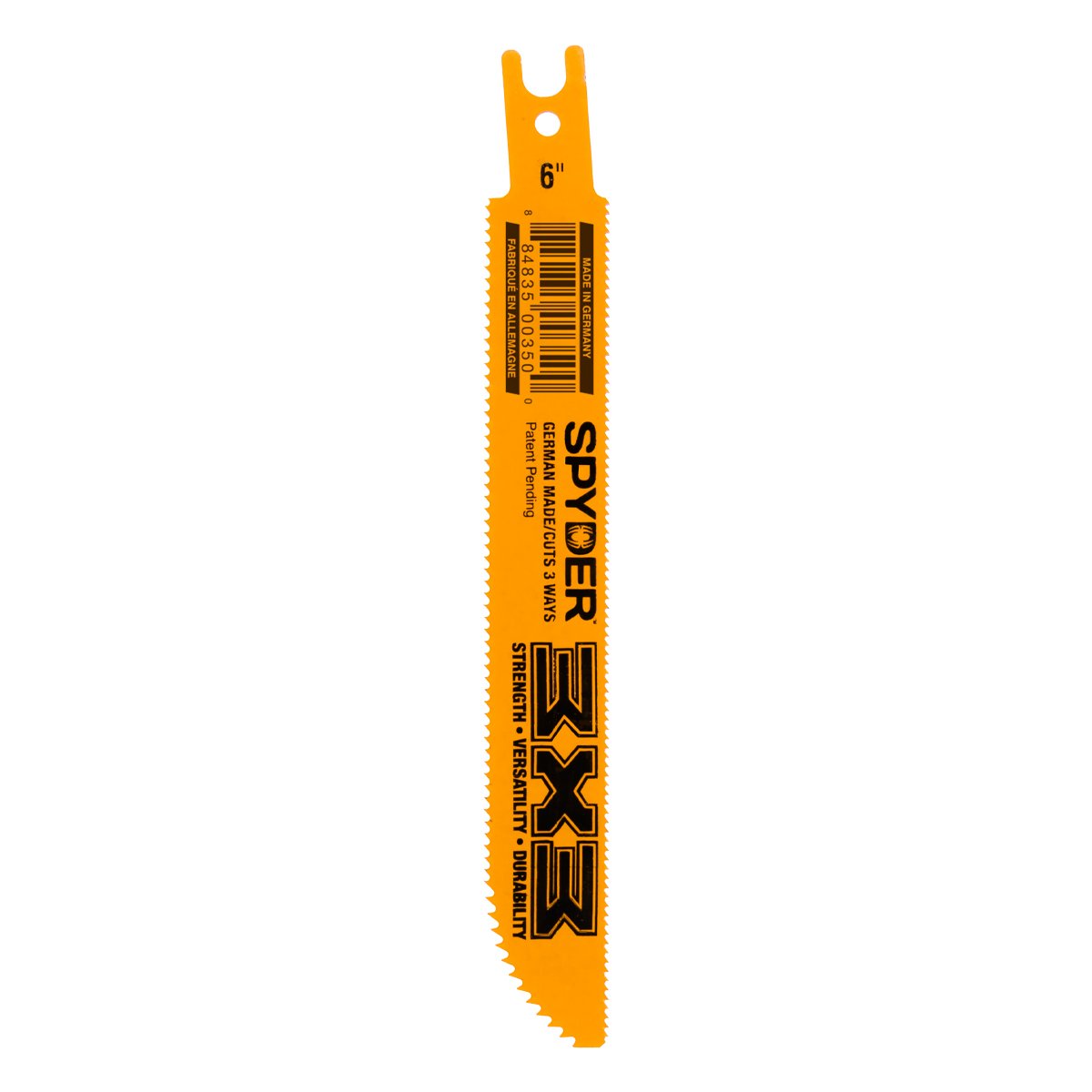 Spyder 6" Wood/Metal 14/18TPI Double Edged Bi-Metal Recip Blade Spyder 6" Wood/Metal 14/18TPI Double Edged Bi-Metal Recip Blade