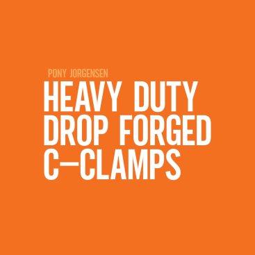 Heavy Duty Drop Forged C-Clamps