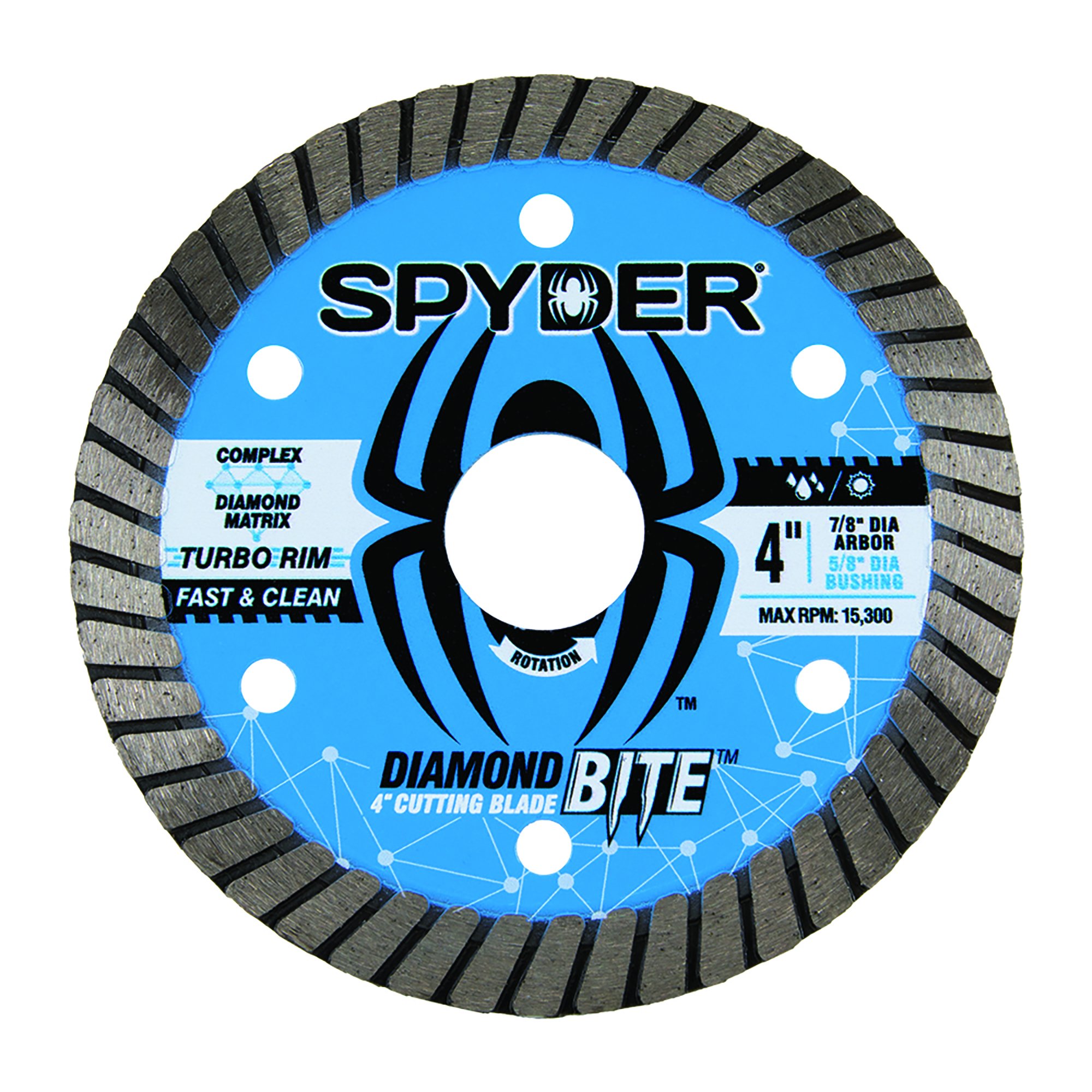 Spyder 4" Masonry/Tile Turbo Diamond Saw Blade Spyder 4" Masonry/Tile Turbo Diamond Saw Blade