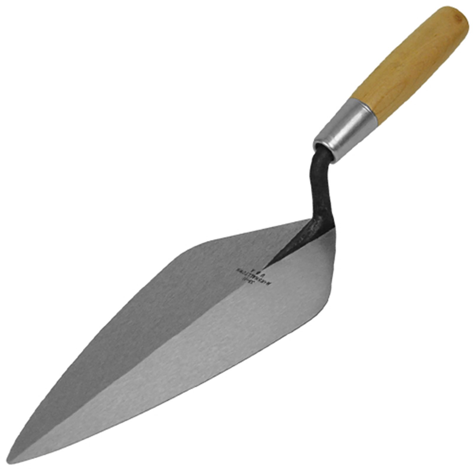 Marshalltown 10 1/2" London Brick Trowel Wood Handle 