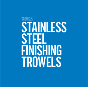 Stainless Steel Finishing Trowels 