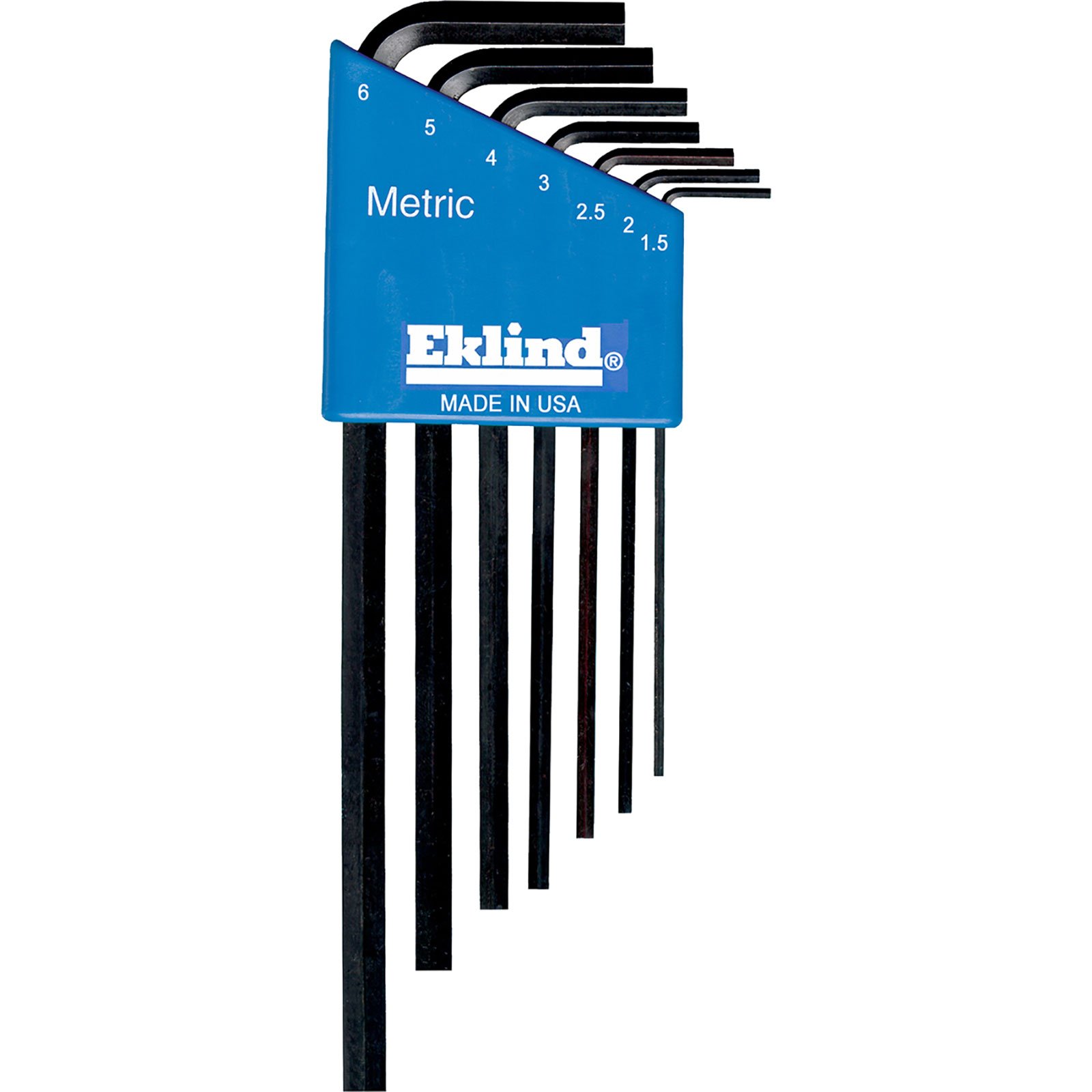 Eklind Metric 7pc Hex-L Key Set, Long Handle