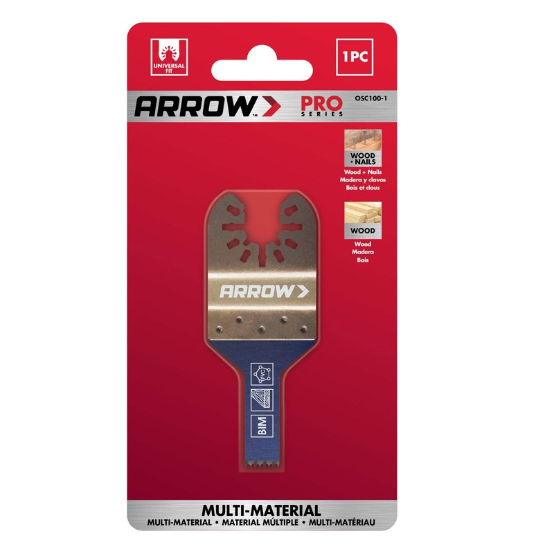 Arrow 3/8" (10mm) Fine Detail Wood Oscillating Blade x 1