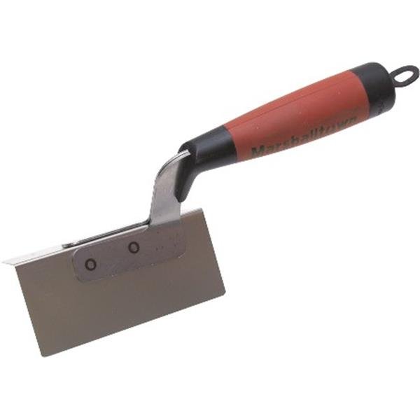 Marshalltown 1" Stainless Steel Outside Corner Trowel DuraSoft Handle  Marshalltown 1" Stainless Steel Outside Corner Trowel DuraSoft Handle
