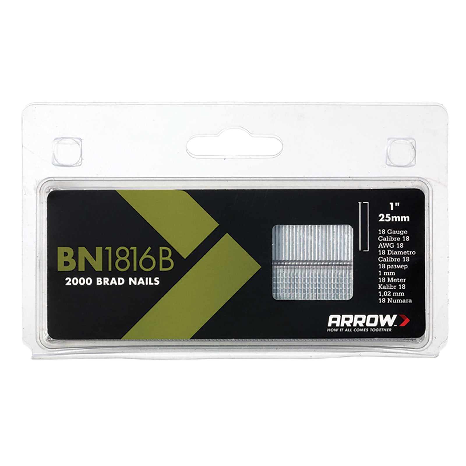 Arrow Brad Nails 25mm Brown (2,000)